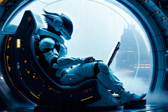 0116023-Extraterrestrischer-Astronaut-im-Sessel-Sengoo.de_