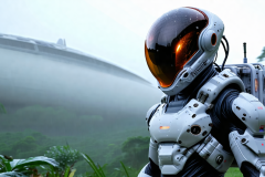 2349001-Astronaut-im-Dschungel-Sengoo.de_